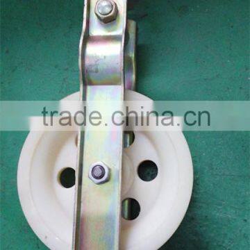 Cable roller plate type