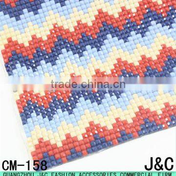 24 * 40mm Color Pattern Acrylic Hot and Drilling Mesh photo-2