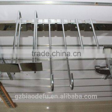 Store Display System Metal Chrome Hook for Crossbar photo-6