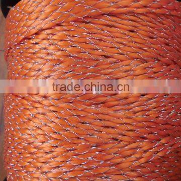 Patented product twisted rope for electric fence