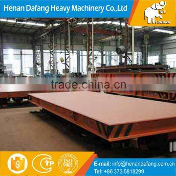 5t, 10t, 20t Rail Type Transfer Car for Heavy Materials, Steel Coil Handling Large Table Electric Flat Bed Rail Transfer Car