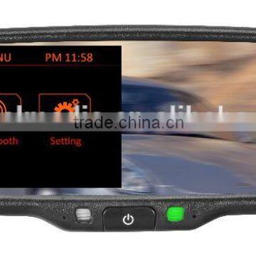 4.3 Inch Navigation GPS Car Rearview Mirror Monitor Win CE with Reverse Camera