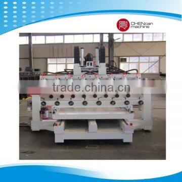 Jinan 4Axis CNC Router Engraver Machine Wood Carving Machne with 12 Rotaries