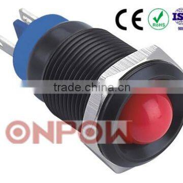 30 Years Industry Leader ONPOW Metal signal lamp GQ16G-D/A Dia. 16mm CE ROHS IP67 waterproof