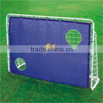 Iron pipe football goal