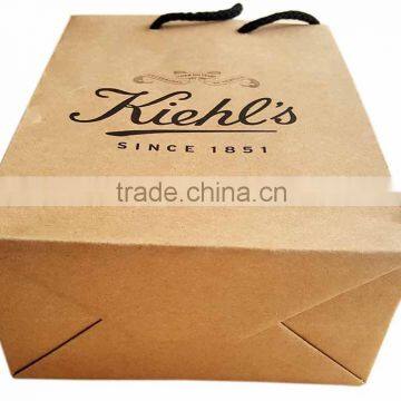 Yiwu brown kraft paper bag with logo print