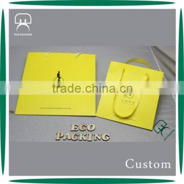Coated paper bag gloss Chocolate paper bag