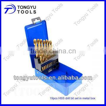 19pcs set Cobalt Drill