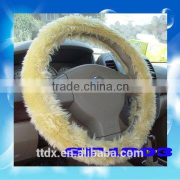 Warm Winter Auto Sheepskin Steering Wheel Covers