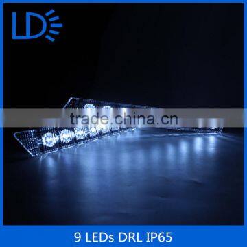 High Quality High Power 9leds white Led Daytime Running Lamp