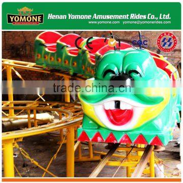 Children Rail Amusement Equipment Worm Pulley Roller Coaster Rides for Sale photo-3