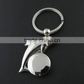 Fish Shaped Metal Bottle Opener Keychain Keyring Key Chain Ring photo-3