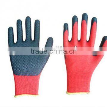 heavy duty rubber glove with Nitrile coated solvent resistant gloves