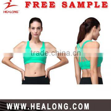 100% cotton fabric for wholesale custom women gym stringer tank top