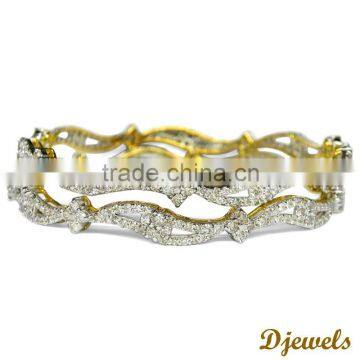 Diamond Bangle Jewellery, Latest Design Jewellery, Facnty Bangle Jewellery