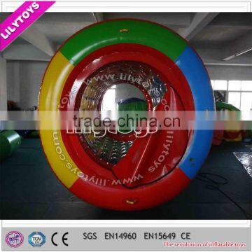 Inflatable water rolling ball for water park