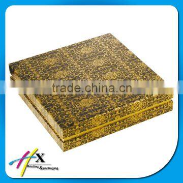 Factory hot sale custom cheap velvet flocking jewelry boxes