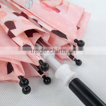 Cheap Custom Design Girls Straight Kids Umbrella photo-2
