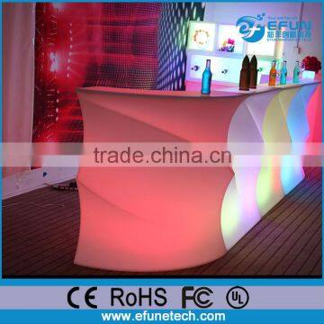 modern led rgb color changing newly raised grain led bar counter