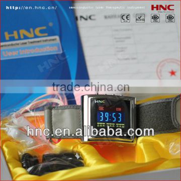 WUHAN HNC 650nm laser watch to improve blood circulation hot sell product in 2013