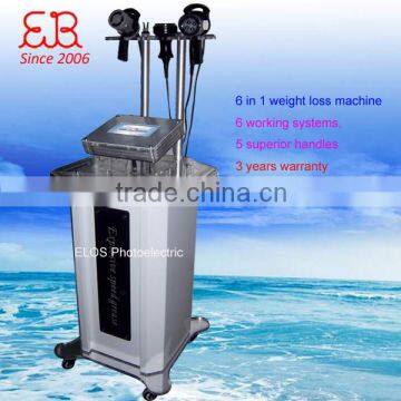 Body Slimming Vacuum+Bipolar RF+Tripolar RF+Face 5 In 1 Cavitation Machine RF+Bio+40K Cavitation Weight Loss Machine