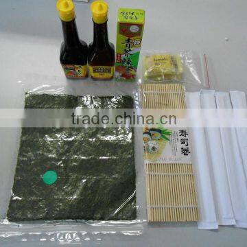 Sushi Kit (sushi Nori/sushi Soy Sauce /sushi Mat ,chopsticks ,sushi Wasabi , Sushi Ginger ,sushi Vinegar) photo-5