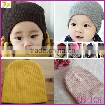 Candy Color New Korean Style Cute Boy Girl Trendy Baby Toddler Child Hat Knit Beanie Hats Cap