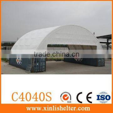 40 foot span trussed frame China supplier container canopy