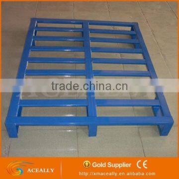 Galvanized steel pallet rack heavy duty capacity pallet metal pallets with side