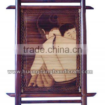 Luxurious bamboo painting Vietnam