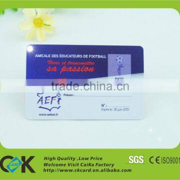 ISO standard plastic T5577 chip card printing
