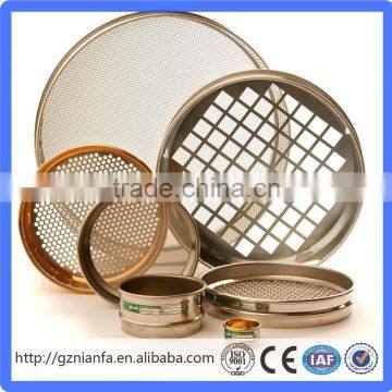 Brass/Stainless steel/Galvanized sieve for sieve shaker (Guangzhou Factory)