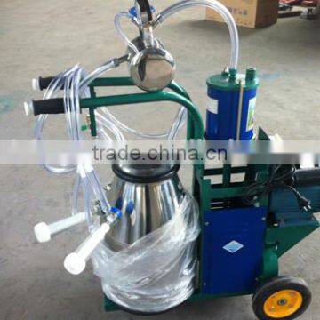 The hot sale piston goat milker with single bucket