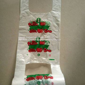Cheaper Price Vest Handle Carrier Plastic Bag t Shirt Plastic Bag photo-2