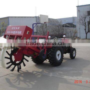 Deep ditcher and fertilizing machine