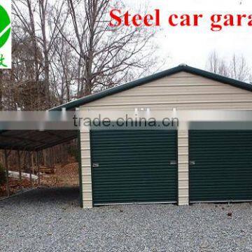 Steel prefab house used as car garage kits