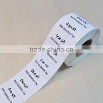 High Performance RFID Barcode Printer Custom RFID Sticker for Car Tracking System