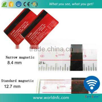 CR80 Hico magnetic Stripe Plastic pvc card for hotel