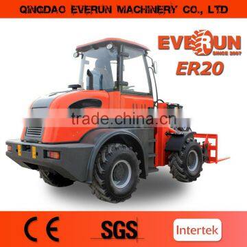 Everun Ce Approved 2.0 Ton Small Construction Loader With Pallet Forks photo-5