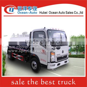 SINOTRUK HOWO 5000liter 5ton mini water sprinkler truck price