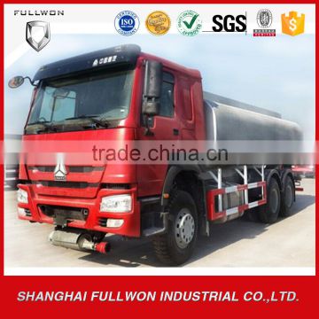 HOWO Oil Transportation Tanker Truck Dimension 20000 liters