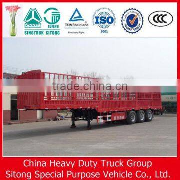 Cattle Transport Trailer Manufacturers: Utility Stake Fence Cargo Gooseneck Trailer photo-5