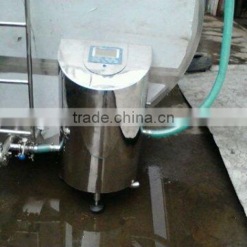 bulk milk cooling tank with automatic CIP cleaning station