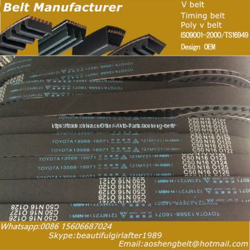 Nissan spare parts timing belt rubber transmission belt original quality contitech gates optibelt 16806-2J625/79RU19/13028-BN700/123RU27/77 00 110 203/89CPPN25/13028-45P85/228YU32/13028-21J00/115S8M24