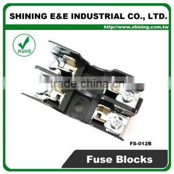 FS-012B 35mm Din Rail Mounted 600V 10A 2 Pole Midget Fuse Base photo-4