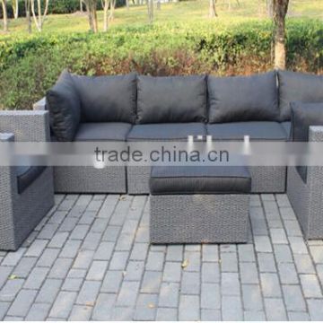 7 piece outdoor garden patio rattan wicker sofa furniture set cushioned seat