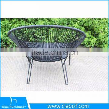 Garden Round Wicker Chair Unique Design Peacock Chair photo-6