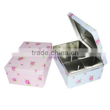 perfumes hinged tin box