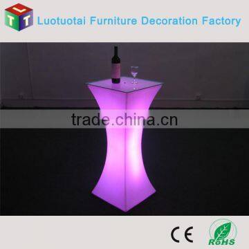 Led Square Cocktail /tea/ Coffee Table With Light photo-4