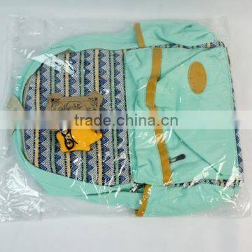 Lightweight Canvas Laptop Bag/Cute School Backpack Travel Bag With Little Doll photo-2